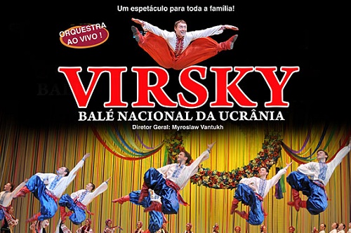 VIRSKY – Balé Nacional da Ucrânia faz apresentação gratuita na Quinta da Boa Vista