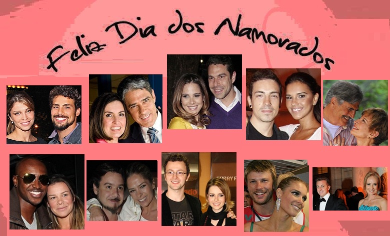 feliz dia dos namorados famosos