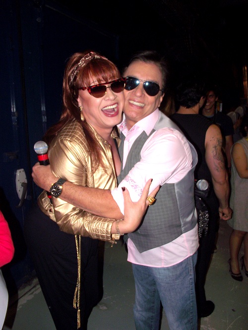 Nany e Nahim em momento descontraído