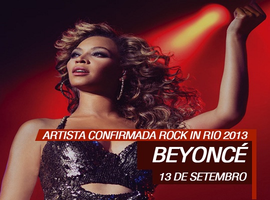 A Diva Retorna ao Brasil: Beyoncé é confirmada como atração principal do Rock in Rio dia 13 de Setembro