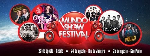 #Shows: Festival O Mundo Show reúne Cher Lloyd, Nx Zero, Pollo e mais nesta semana!