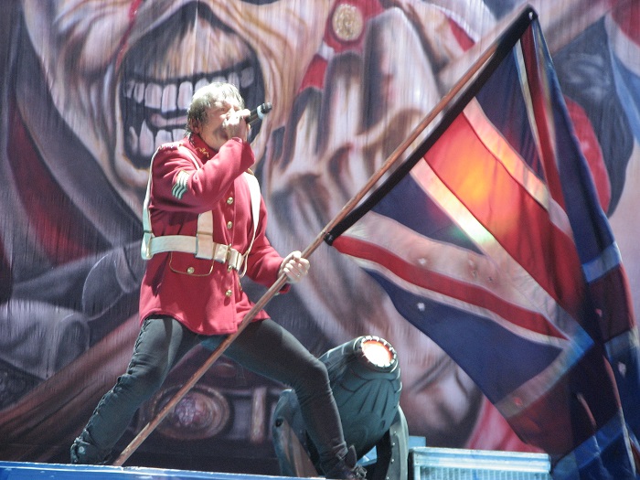 Bruce do Iron Maiden. Foto: PORTAL FAMA