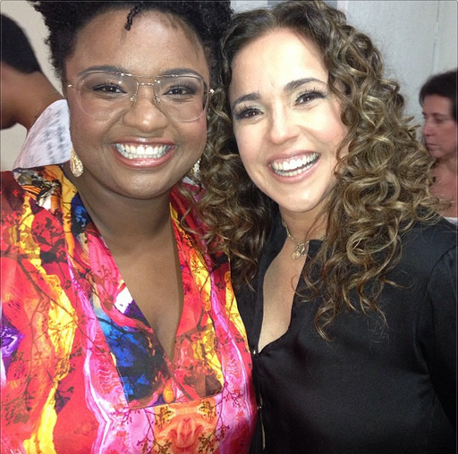 Daniela Mercury e Elen Oleria Foto: Reprodução Instagram