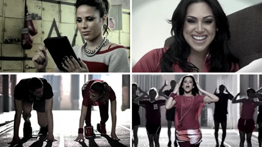 Brinn Nicole que fez participação especial no clipe da cantora Wanessa.