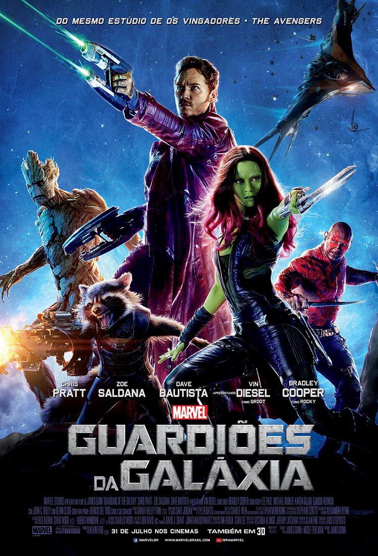 Guardiões da Galáxia poster Portal Fama