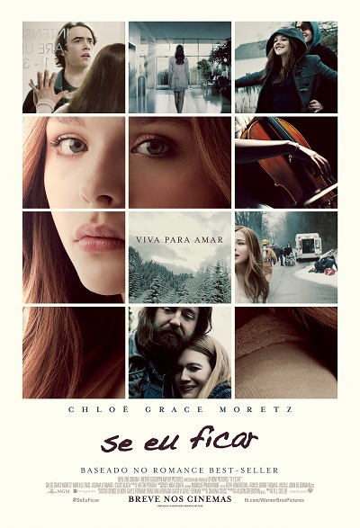 Poster nacional do best seller Se eu Ficar