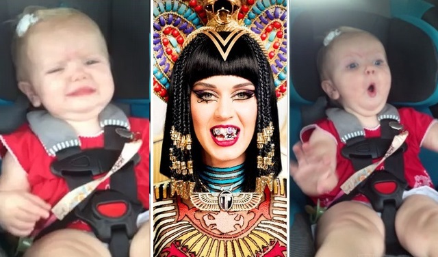 Bebê escuta Dark Horse de Katy Perry e…Veja o que acontece!
