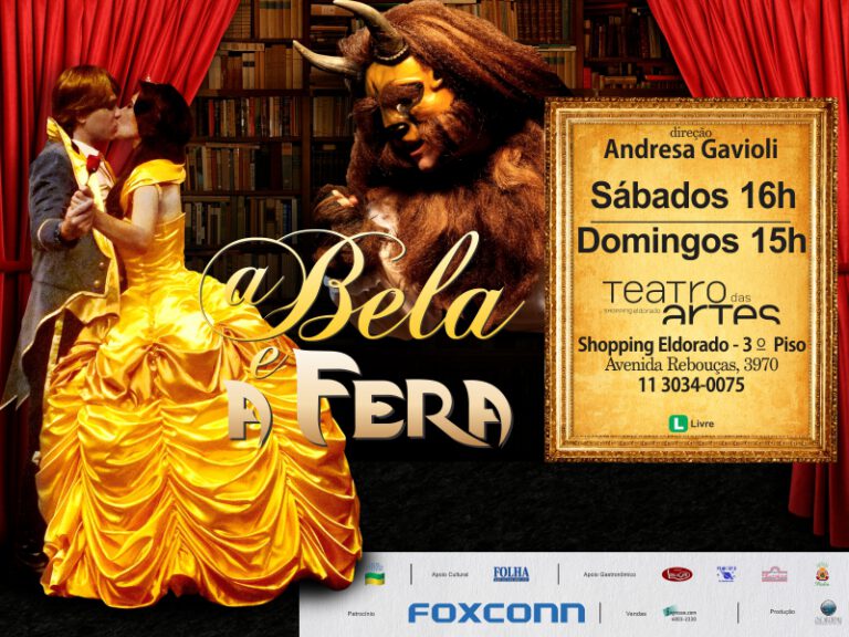 "A Bela e a Fera" continua em cartaz no Teatro das Artes