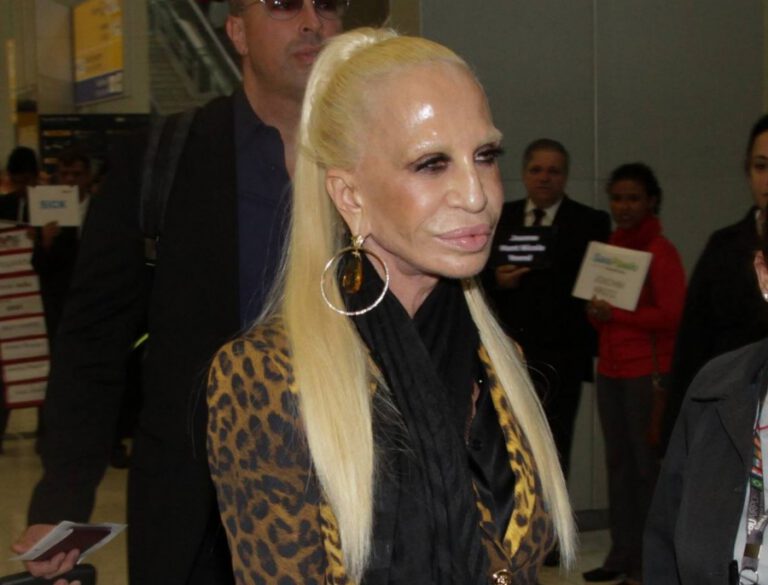 Donatella Versace desembarca em São Paulo