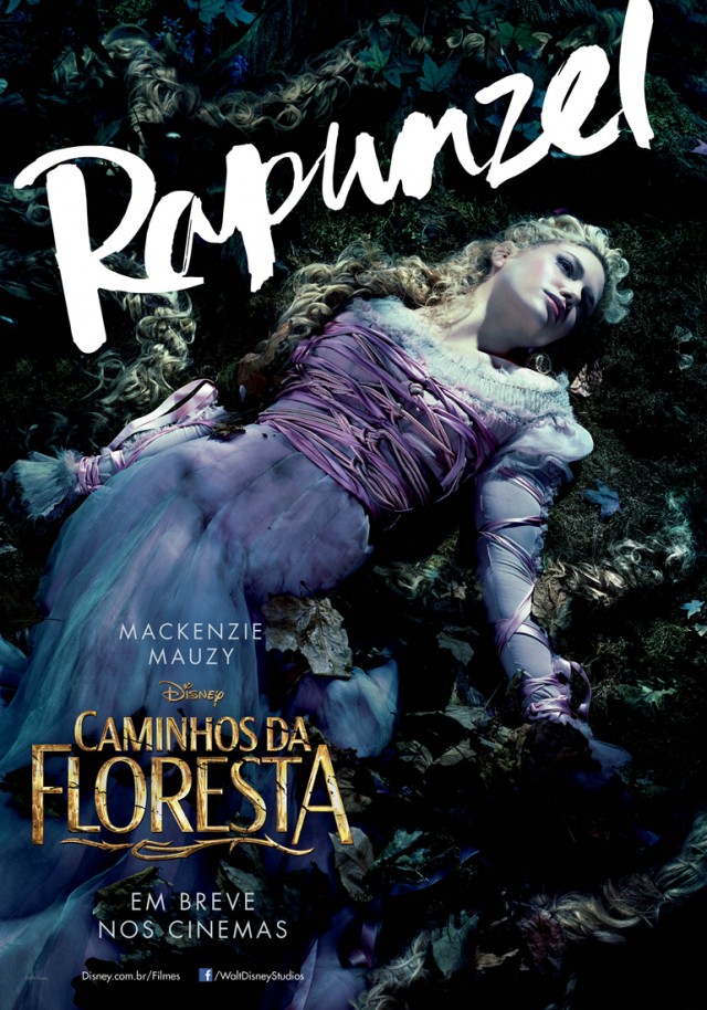 portal fama caminhos da floresta rapunzel poster
