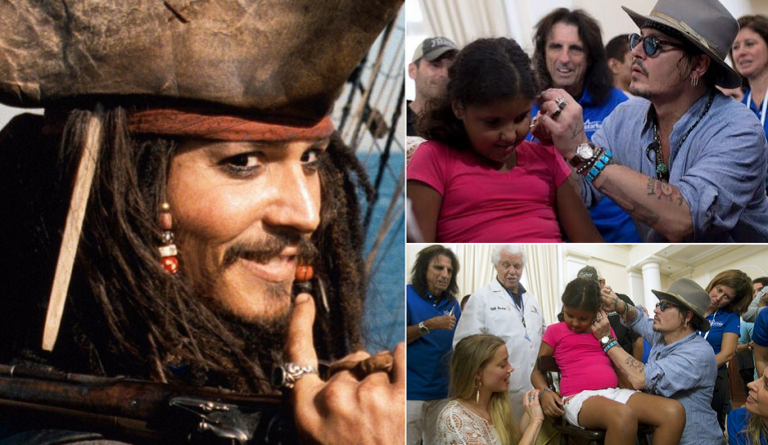 Johnny Depp doa 211 aparelhos auditivos e Zera fila de espera do Sus