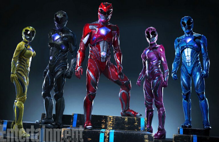 Lion Gates Revela os novos trajes dos Power Rangers para o novo Filme
