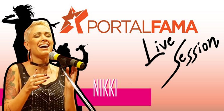 Assista ao Portal Fama Live Session com a cantora Nikki