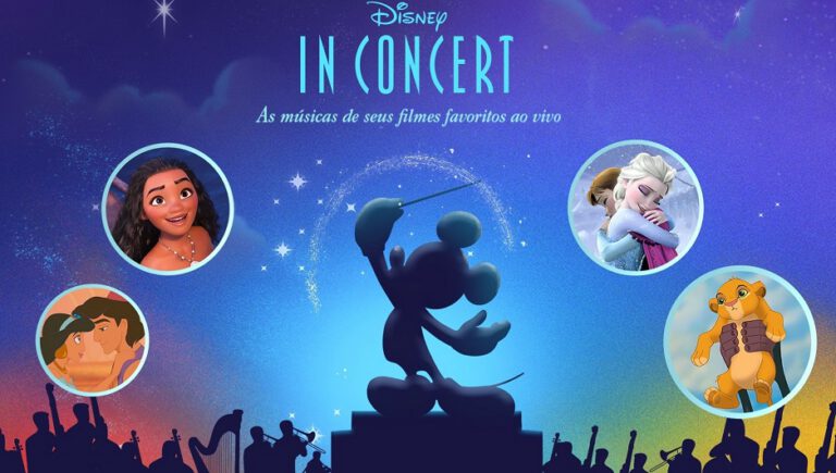 Disney in Concert: Espetáculo com músicas dos filmes da Disney chega ao Teatro Bradesco em SP
