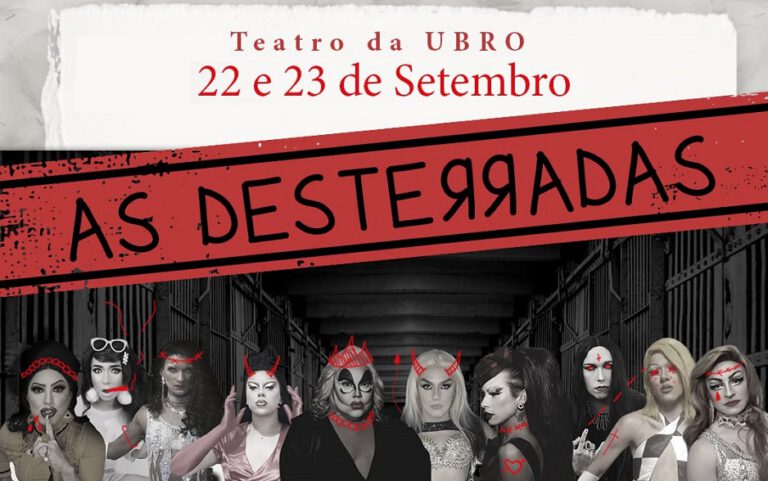 Peça As Desterradas entra em Cartaz no Teatro da UBRO dias 22 e 23 de Setembro