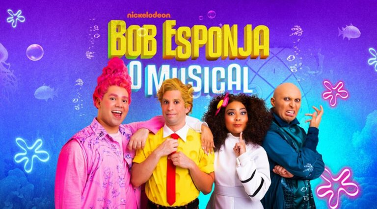 Espetáculo Bob Esponja O Musical estreia no Teatro Sérgio Cardoso