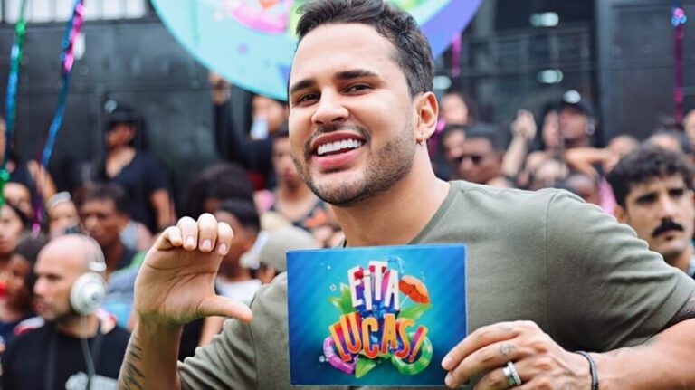 Lucas Guimarães reúne multidão na Praia Grande para gravação de seu Programa do SBT
